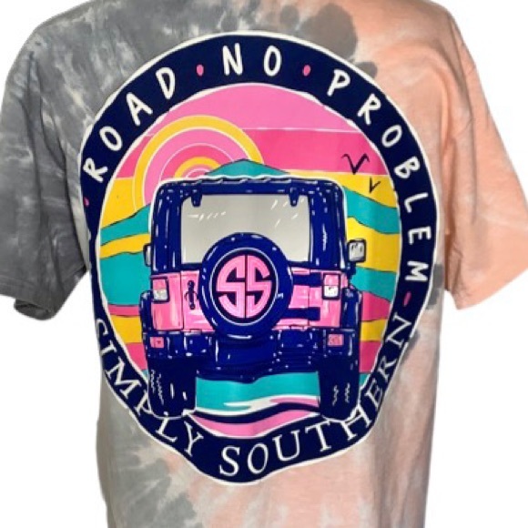 NWT Simply Southern Jeep T-Shirt - Picture 1 of 6